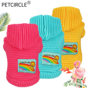 PETCIRCLE Pet Dog Cat Clothes Winter Warm Sweater For Chihuahua