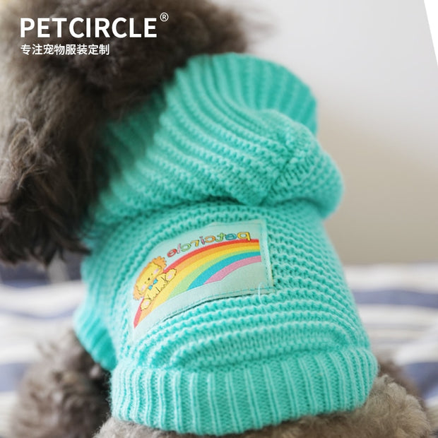 PETCIRCLE Pet Dog Cat Clothes Winter Warm Sweater For Chihuahua