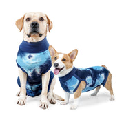 Tie-dye Dog Postoperative Clothes Easy to Put On and Take Off Pet