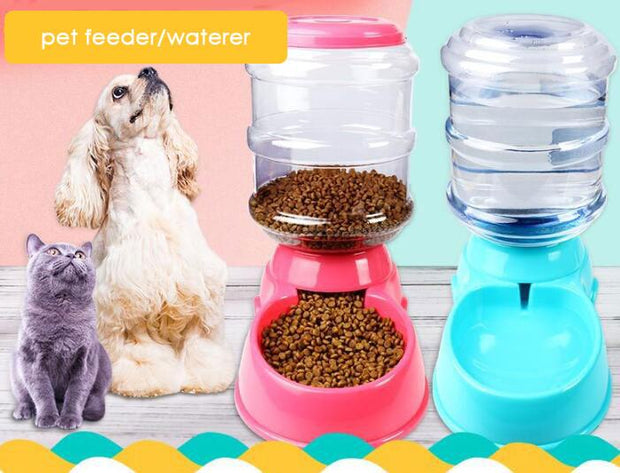 Automatic Pet Feeder Drinking Bowl For Dog Water Drinking Cat Feeding